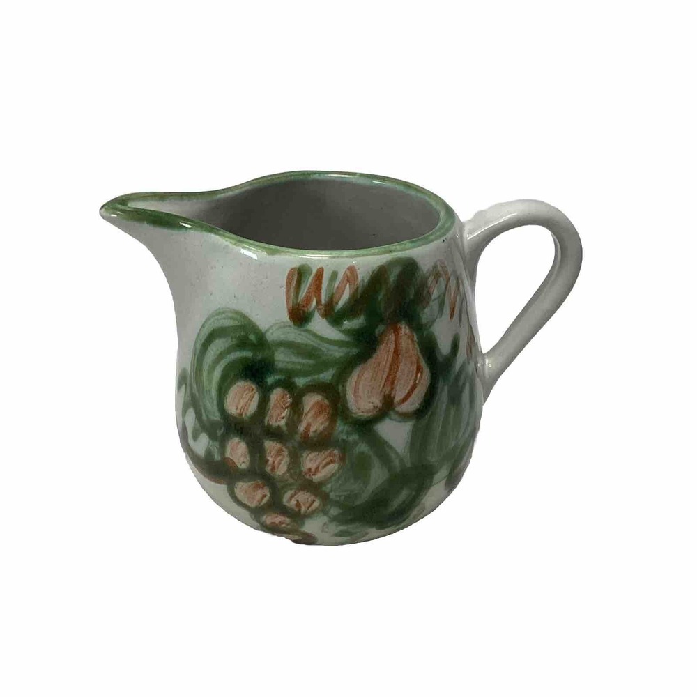 Louisville Stoneware Pottery Pitcher Jug HARVEST Grapes Pattern Vintage
